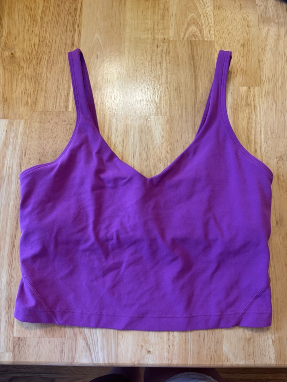 lululemon align purple tank size 6